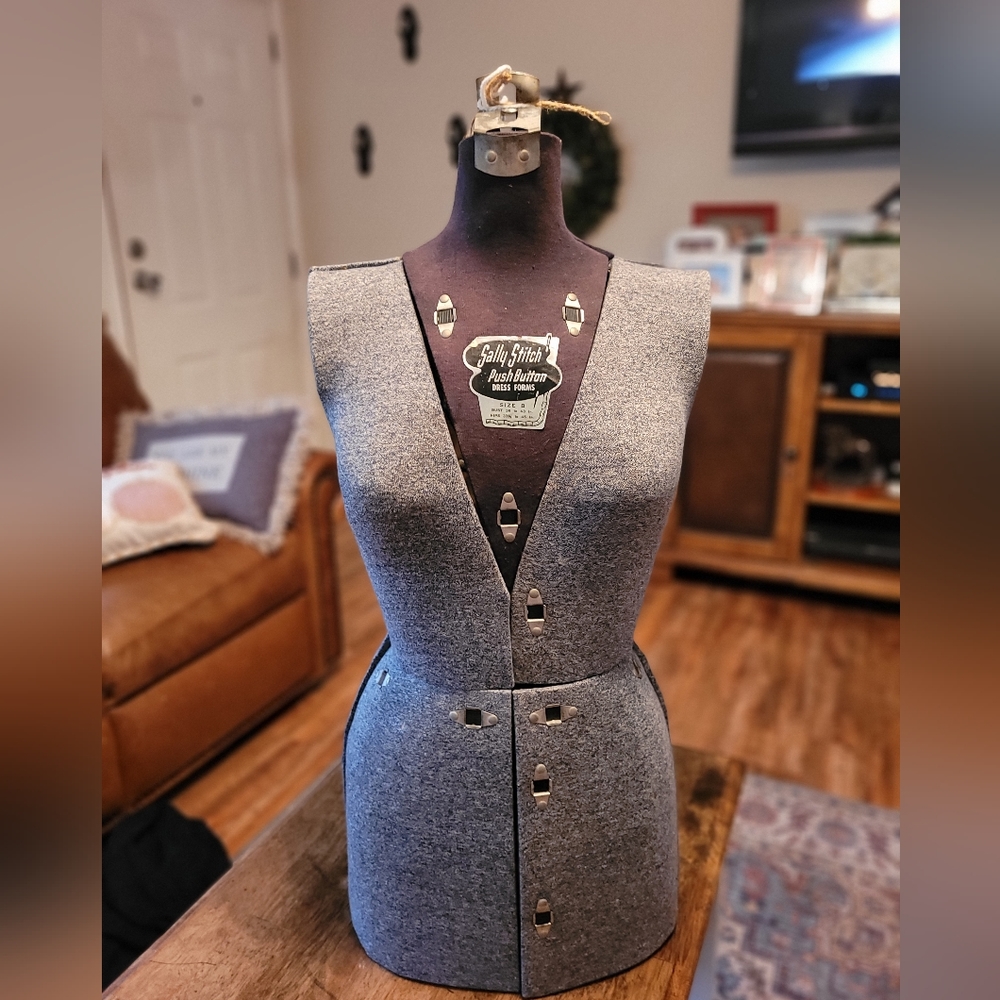 Vintage seamstress form